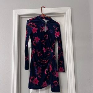 Velvet Floral Dress